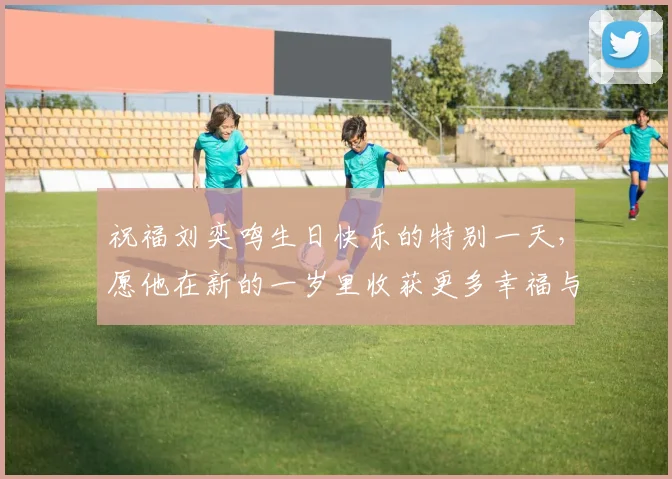 祝福刘奕鸣生日快乐的特别一天，愿他在新的一岁里收获更多幸福与成功